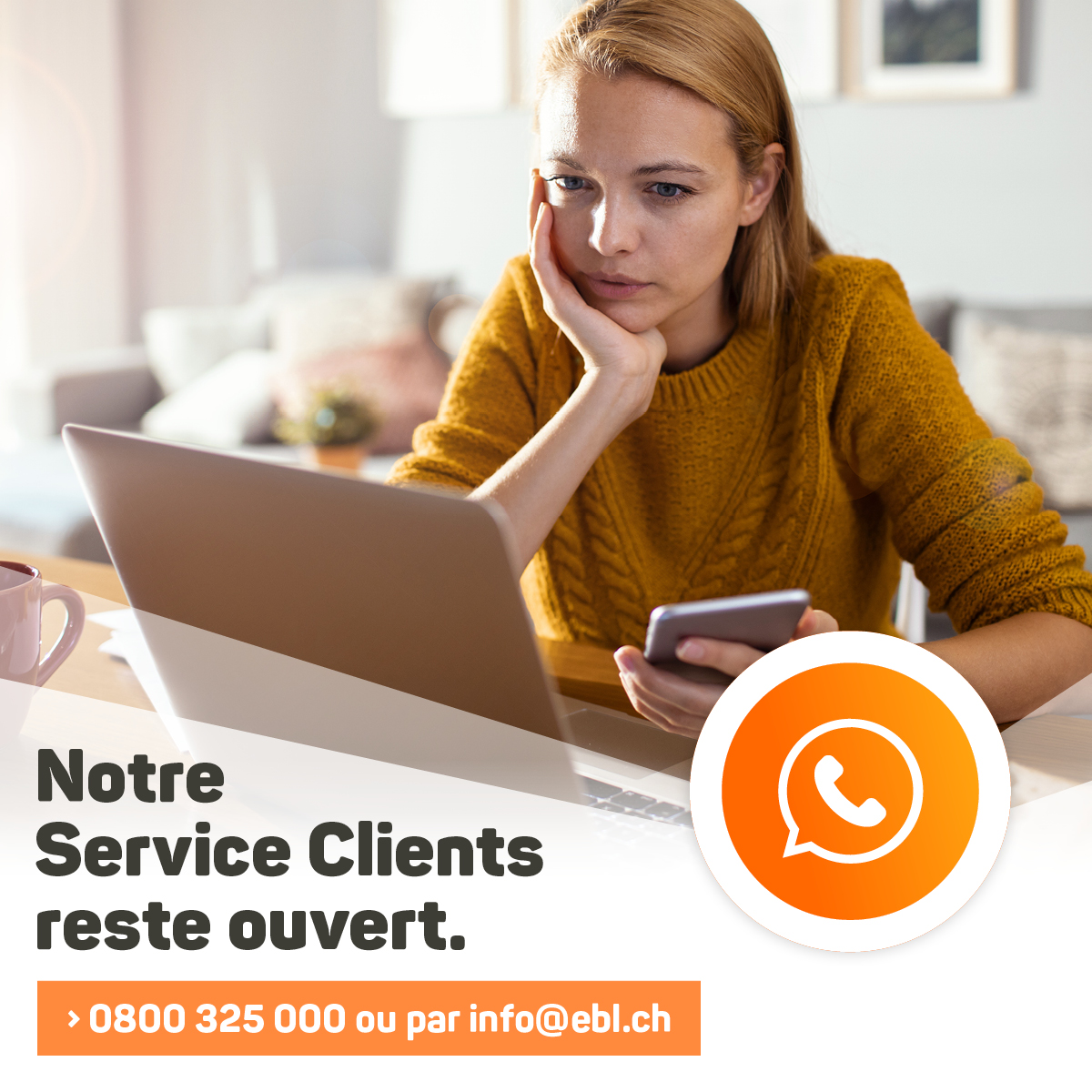 Post Facebook — Service clients